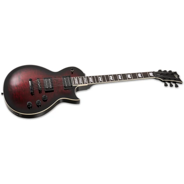 ESP LTD EC-256 QM See Thru Black Električna gitara - Image 3
