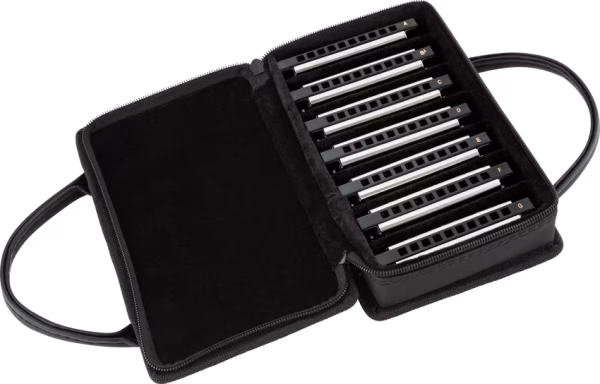 FENDER Harmonica Blues Deluxe pakovanje od 7 usnih harmonika sa futrolom (SET) - Image 2