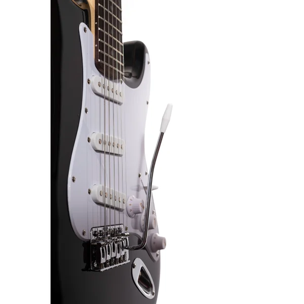 Arrow ST 111 Deep Black Rosewood white Električna gitara - Image 2