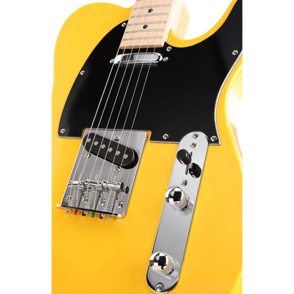 Arrow Telico TL 11 Peanut Butter Maple Black Električna gitara - Image 4