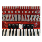 Soprano Harmonika 80 basova 37K (DC-301RD) crvena boja - Image 3