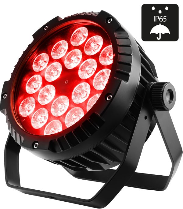 Fractal Lights OPTIRAY 18x15W RGBWA 5in1 LED PAR IP65 Waterproof-lampa led Reflektor - Image 3