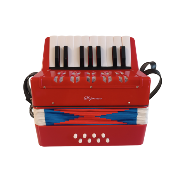 Soprano Harmonika (accordion) dječija ST215/RD (crvena boja) 8B/17K - Image 2