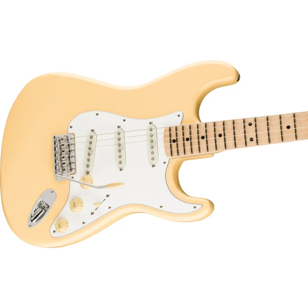 Fender Yngwie Malmsteen Stratocaster USA, Scalloped Maple Fingerb, Vintage White, Električna gitara - Image 4