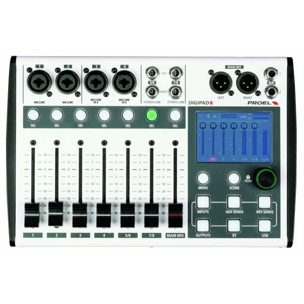 PROEL DIGIPAD8 8 kanalna digitalna audio mikseta - Image 8